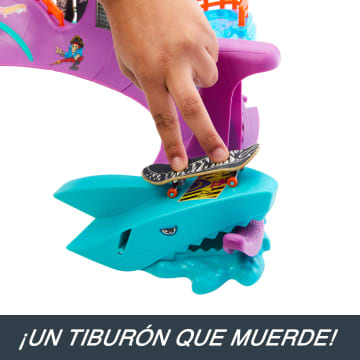 Conjunto De Juego Octopark De Hot Wheels Skate Con Tabla Fingerboard Exclusiva Y Zapatillas Para Montar En Monopatín - Imagen 4 de 7