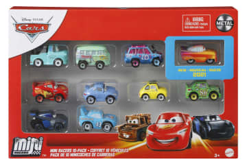 Disney and Pixar Cars Auta Mikroauta 10-pak Asortyment - Image 1 of 14