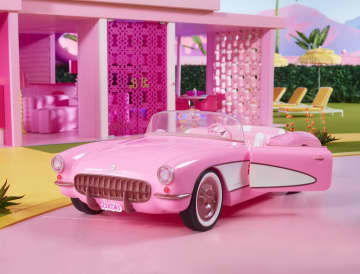 Barbie The Movie - Corvette, macchinina cabrio vintage da collezione rosa