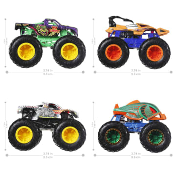 Hot Wheels Monster Trucks 4-Pack Assortment - Image 5 of 6