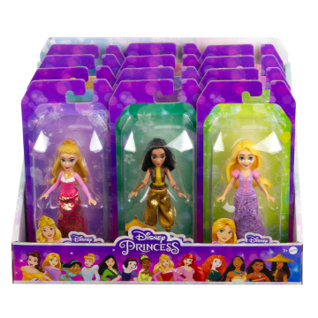 Disney Princess Μικρές Κούκλες Με Αστραφτερά Ρούχα Εμπνευσμένες Από Τις Ταινίες Της Disney, Ευλύγιστες - Image 1 of 1