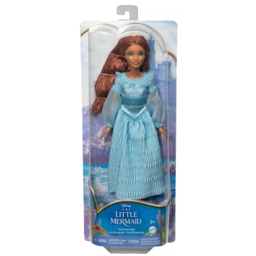 Disney La Petite Sirène - Poupée Ariel Humaine, Avec Robe Bleue