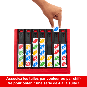 Mattel Games - Uno Quatro - Jeu De Cartes Famille - 7 Ans Et + - Imagen 3 de 6