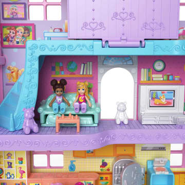 Polly Pocket Pajama Party Sleepover Adventure House - Image 6 of 9