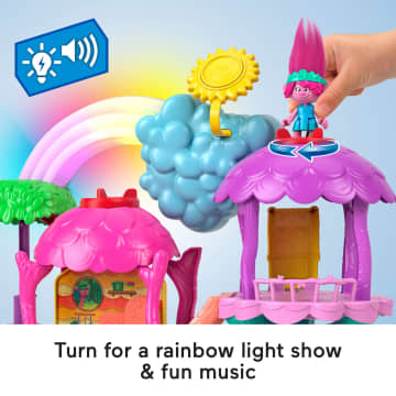 Imaginext DreamWorks Trolls Lights & Sounds Rainbow Treehouse