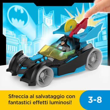 Imaginext Dc Super Friends Batmobile Da Corsa Bat-Tech - Image 2 of 6