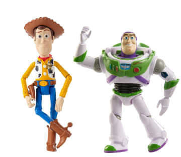Pack Pizza Planet Adventure Con 2 Figuras De Acción De Woody Y Buzz De 17,78Cm De Disney Pixar Toy Story