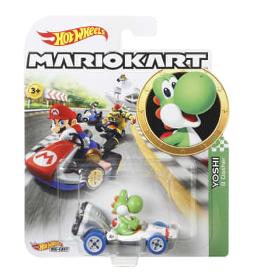 Hot Wheels Mario Kart Yoshi, Véhicule B-Dasher - Imagen 6 de 6