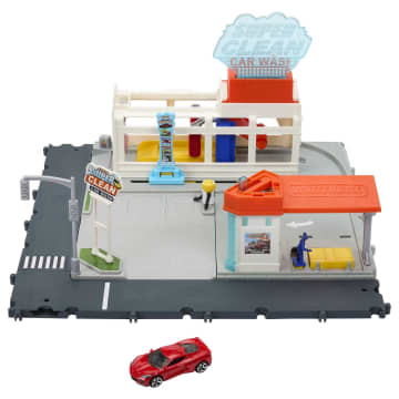 Matchbox - Action Drivers - Coffret Station De Lavage Super Clean - Petite Voiture - 3 Ans Et + - Imagen 1 de 8