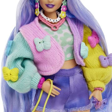 Barbie Pop met koala als dierenvriendje, Barbie Extra, speelgoed en cadeau voor kinderen - Bild 4 von 6