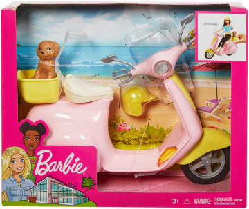 Barbie Scooter Et Petit Chien - Image 6 of 6