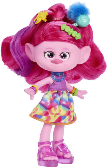 Dreamworks – Les Trolls 3 – Strass Et Paillettes – Poupée Reine Poppy - Imagen 3 de 6