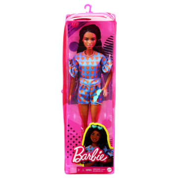 Barbie Fashionistas Puppe im Herz-Print Oberteil/ Rock