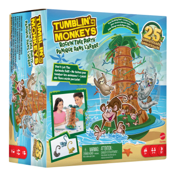 Çocuklara Ve Aile Ile Arkadaşlarla Geçen Akşamlara Yönelik Tumblin' Monkeys 25. Yıl Özel Kutu Oyunu