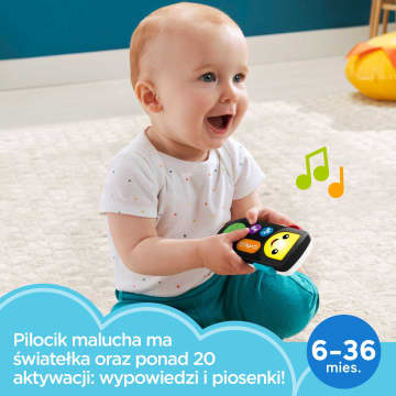 Fisher-Price® „Ucz się i śmiej!“ Edukacyjny pilocik Edukacyjna zabawka w polskiej wersji językowej