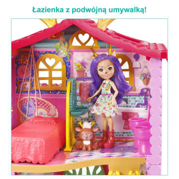 Enchantimals™ Mały Domek jelonków + Lalka Danessa Deer i jelonek Sprint - Image 5 of 6