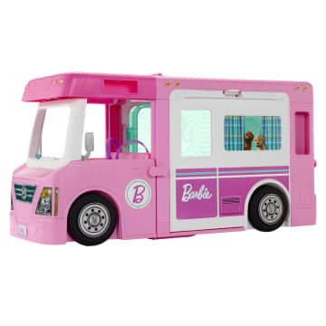 Vehículo DreamCamper 3 en 1 de Barbie y accesorios
