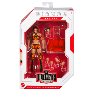 Wwe Ultimate Edition Bianca Belair Action Figure & Accessories Set, 6-Inch Collectible, 30 Articulation Points