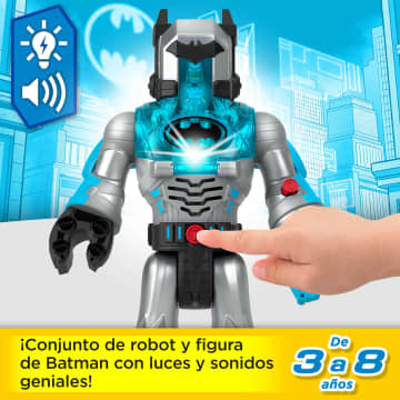 Imaginext Dc Super Friends Batman Figura Y Exotraje - Defensor Gris - Imagen 3 de 7