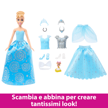 Disney Princess Cenerentola Bambola Alla Moda Con Sorpresa E Accessori - Image 3 of 6