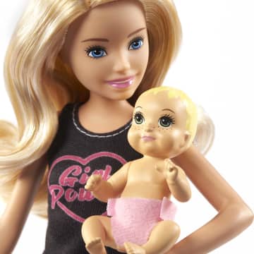 Barbie „Skipper Babysitters Inc.” Puppe (Blond) & Baby Puppe Und Zubehör - Bild 2 von 5