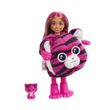 Barbie Kleine Poppen En Accessoires, Cutie Reveal Chelsea Poppen, Jungle-Serie - Imagen 4 de 12