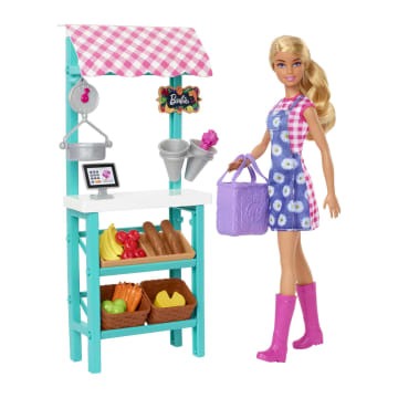 Barbie Farmers Market Playset Caucasian Doll - Image 5 of 6