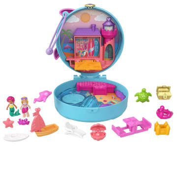 Polly Pocket – Coffret Plage Des Dauphins - Image 1 of 8