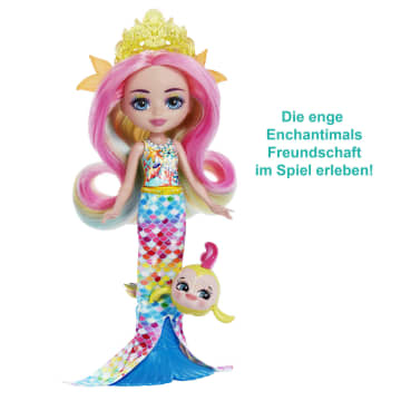 Royal Enchantimals Radia Rainbow Fish & Flo Puppe