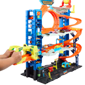 Hot Wheels City Ultieme Garage Speelset Met 2 Metalen Auto'S, Opslag Voor Meer Dan 50 Auto'S