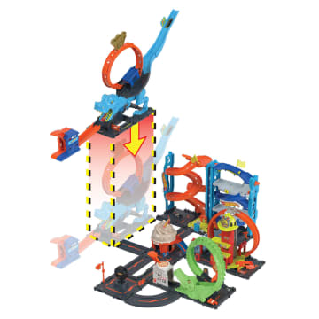 Hot Wheels City Tiranosaurio Devorador Conjunto De Juego