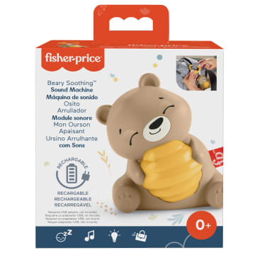 Fisher-Price Αρκουδάκι Με Ήχους Και Φώτα Φορητό Βρεφικό Κουτί Ήχου Με Φωτάκι Νυχτός Και Ρυθμιζόμενο Χρονόμετρο Για Νεογέννητα