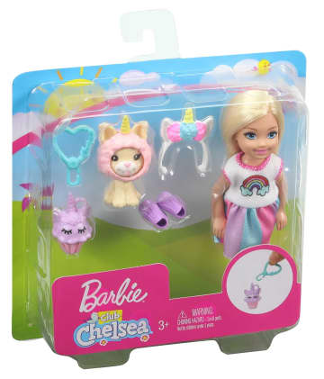 Barbie® Kostümlü Chelsea ve Hayvancığı Oyun Setleri