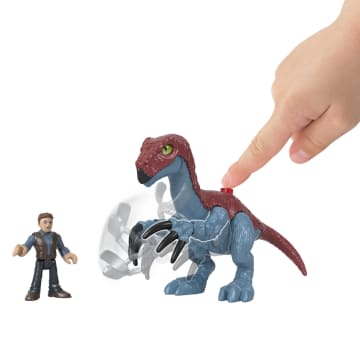 Imaginext Jurassic World Dominion Dinosaur Toy Collection of Kid-Powered Figure Sets, Preschool Toys - Image 3 of 6