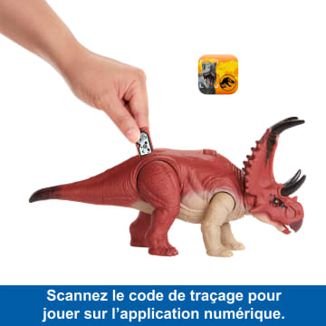 Jurassic World - Diabloceratops Rugissement Féroce - Figurine Dinosaure - 4 Ans Et + - Imagen 5 de 6