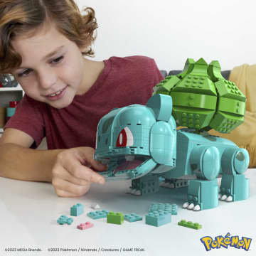 Mega Pokémon, Bouwset, Jumbo Bulbasaur, Met 1 Actiefiguur (355 Onderdelen) Speelgoed Voor Kinderen