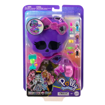 Polly Pocket - Coffret Monster High Draculaura, Clawdeen Wolf Et Frankie Stein - Mini-Figurines - 4 Ans Et + - Image 6 of 6