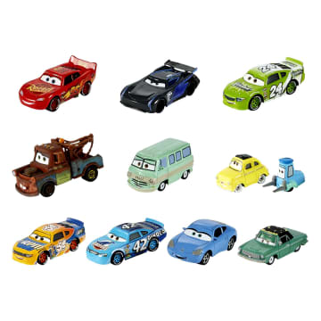 Disney Pixar Cars Pack De 10 Vehículos Metálicos