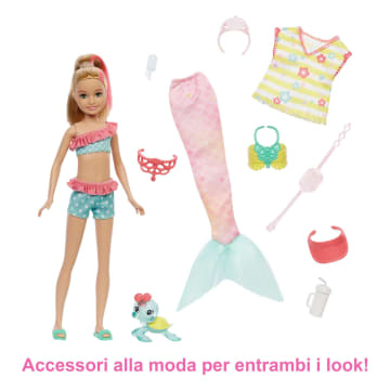Barbie Sirene Stacie Bambola Con Coda Da Sirena - Image 4 of 8