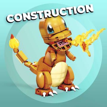 Mega Construx Pokémon – Figurine Articulee Salameche a Construire - Imagen 2 de 6