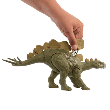 Jurassic World Wild Roar Dinosaur, Hesperosaurus Action Figure Toy With Sound