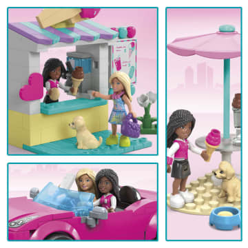 MEGA Barbie Convertible & Ice Cream Stand - Image 5 of 6