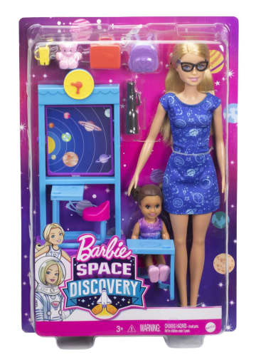 Barbie Space Discovery Dolls & Science Classroom Playset