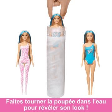 Barbie - Assortiment Poupées Color Reveal Arc-En-Ciel - Poupée Mannequin - 3 Ans Et +