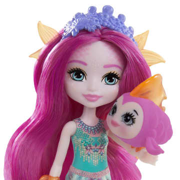 Enchantimals™ Królewskie Enchantimals™ Maura Mermaid Lalka Syrena + figurka Glide