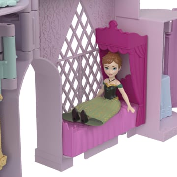 Disney Frozen Verhaalstapelaars Speelset, Anna’S Kasteel In Arendelle, Poppenhuis Met Kleine Pop
