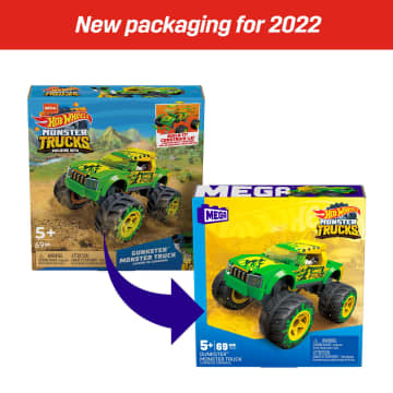 Mega Construx™ Hot Wheels® – Mighty Monster Trucks (Race Ace™ & Gunkster™) - Image 8 of 9