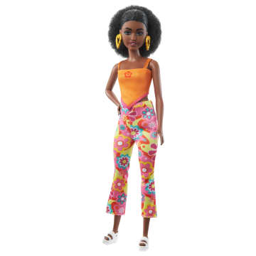 Barbie - Barbie Fashionistas 198 Cheveux Noirs Bouclés - Poupée Mannequin - 3 Ans Et + - Image 1 of 7