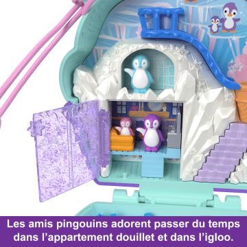 Polly Pocket - Coffret Manchot À La Neige - Mini-Figurines - 4 Ans Et +