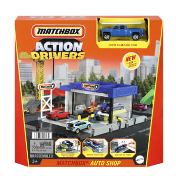 Matchbox® Action Drivers Prawdziwe przygody Zestaw startowy do zabawy + samochodzik Asortyment